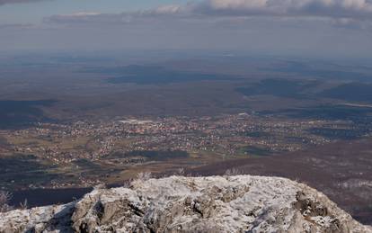 Pogled s planine Klek