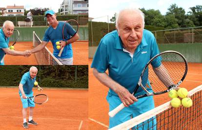 Kamilo Keretić (87) još i danas obožava zaigrati tenis: 'To me raduje kao kad sam imao 14'