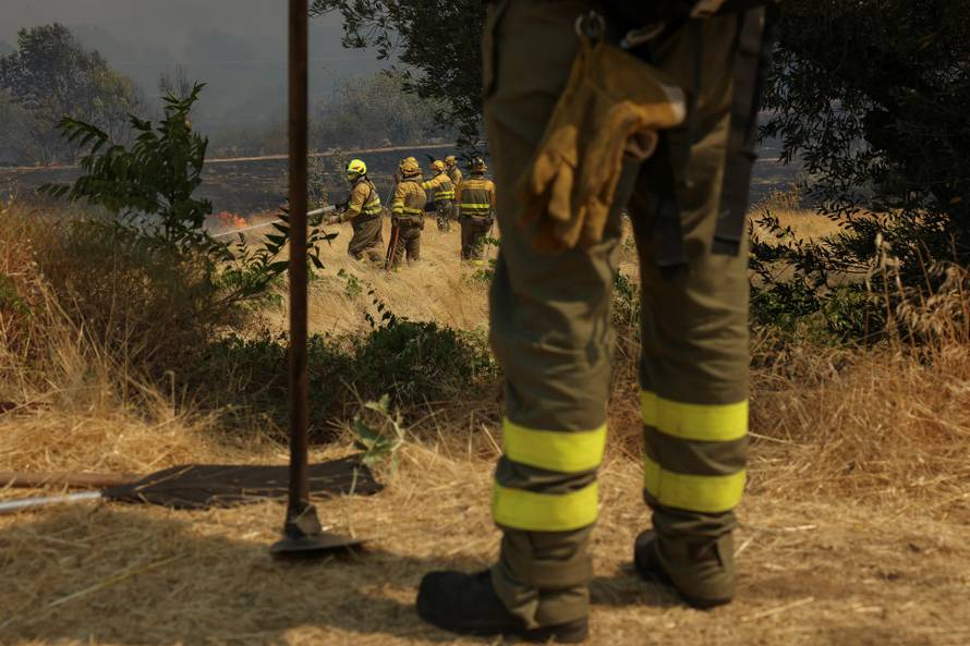 Wildfire in El Tiemblo