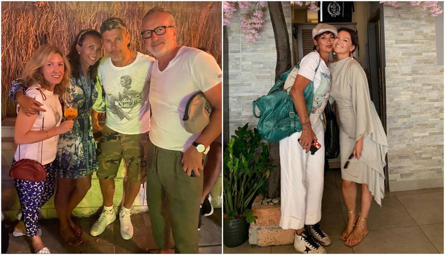 I dok Leonarda uživa u Zagrebu s Ninom Badrić, Boban se na Braču druži s tenisačicom Majoli