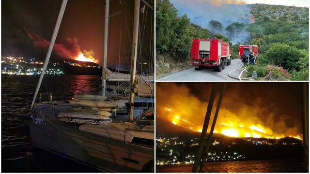 Požar kod Dubrovnika: 'Vatra je bila zaprijetila i kućama, a stižu dva kanadera. Težak je teren...'