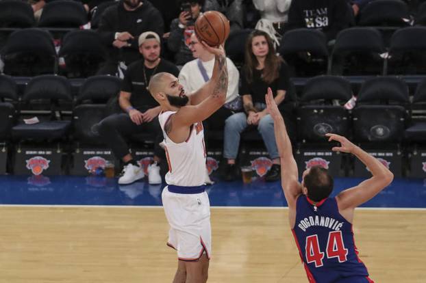 NBA: Preseason-Detroit Pistons at New York Knicks