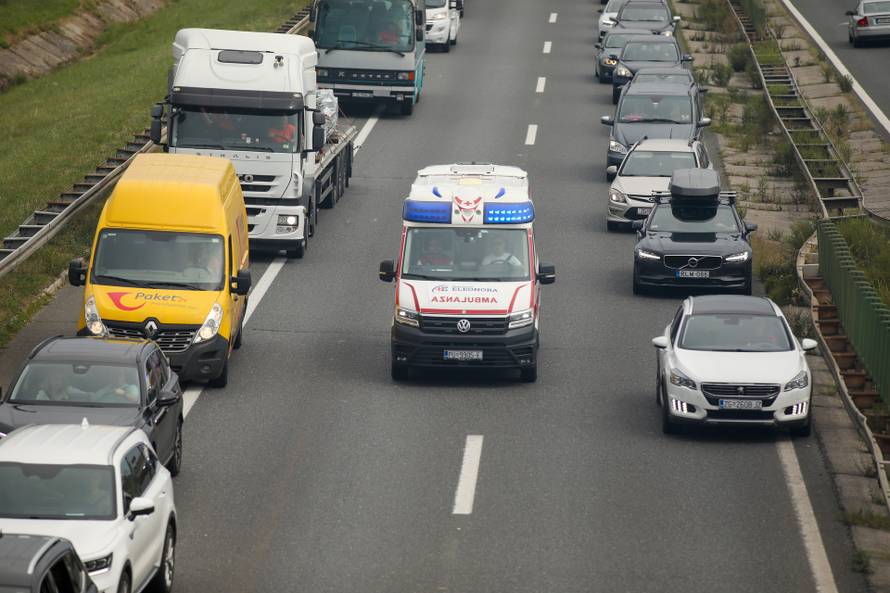 Zagreb: Gužva na obilaznici zbog prometne nesreće