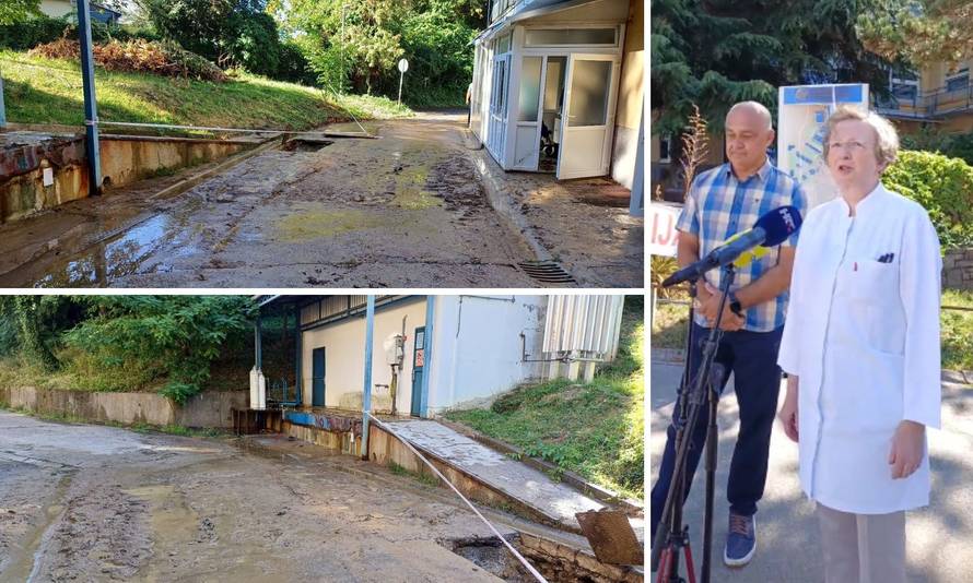 VIDEO Markotić: Poplavljeni su podrumi gdje su garderobe. Tek treba utvrditi kolika je šteta