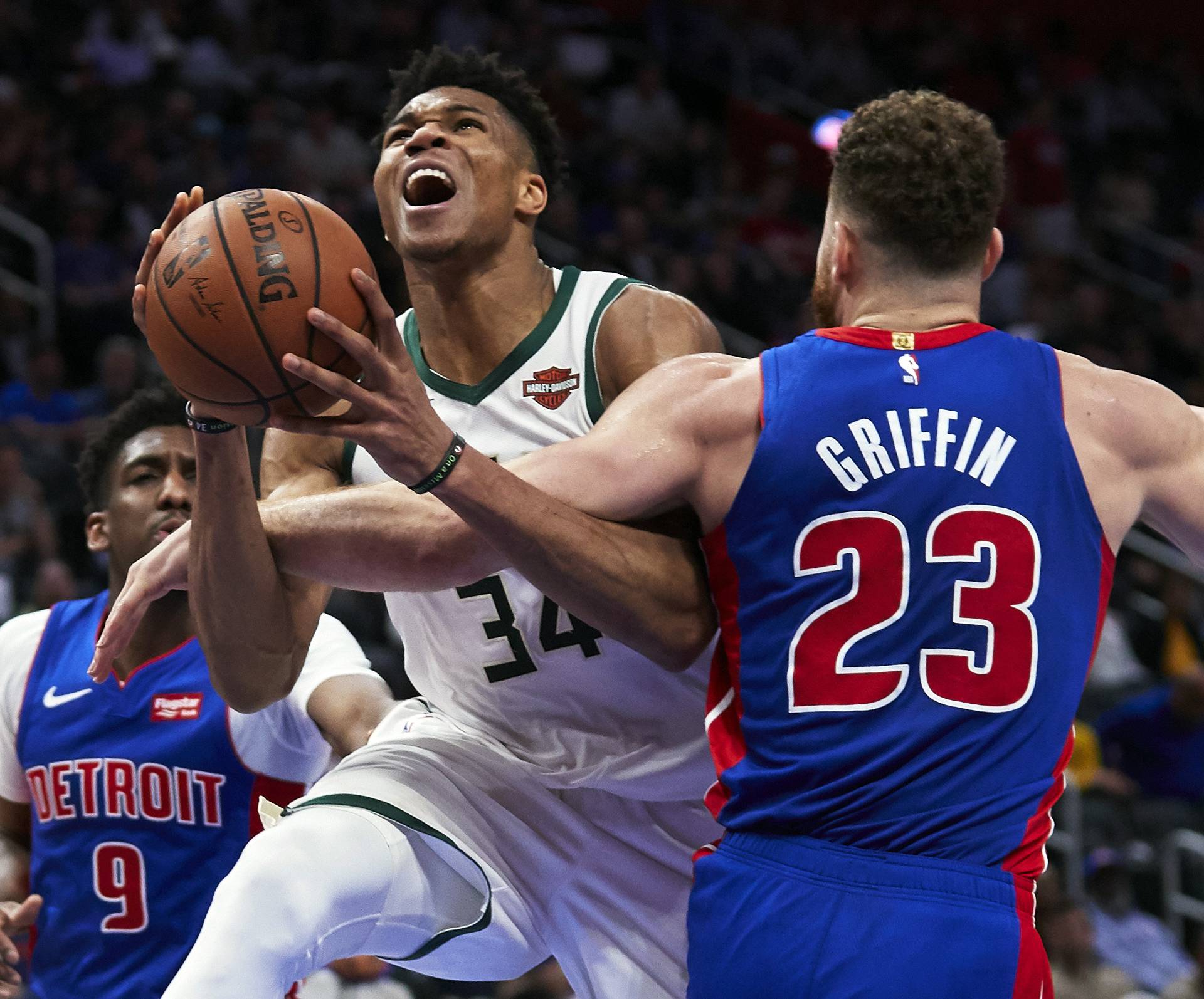 NBA: Playoffs-Milwaukee Bucks at Detroit Pistons