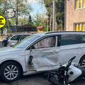 FOTO U&zcaron;as u Dubravi: U sudaru auta i motora ozlije&dstrok;en &ccaron;ovjek