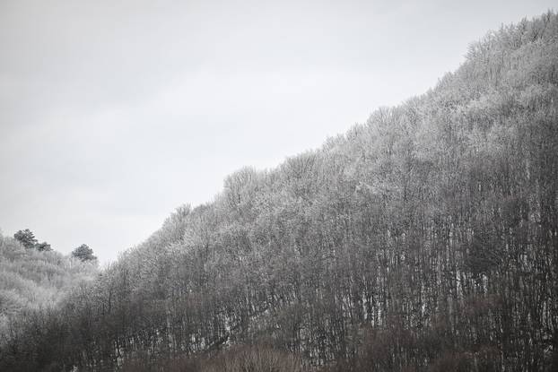 Snijeg u samoborskom gorju