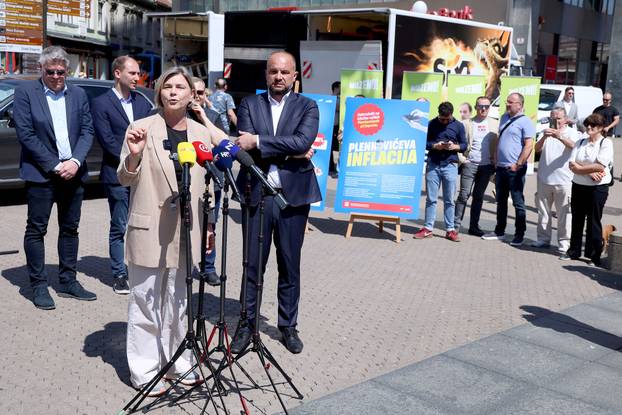 Zagreb: SDP i Možemo još jednom o "Plenkovićevoj inflaciji", HDZ došao na presicu