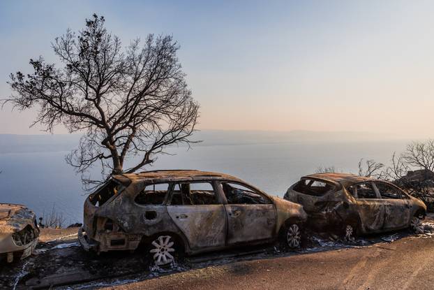 Posljedice katastrofalnog požara u mjestu Celina Staro Selo kod Omiša 