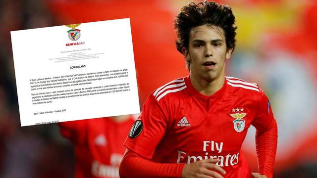 Benfica se pohvalila: Nude nam 126 milijuna eura za J. Felixa!