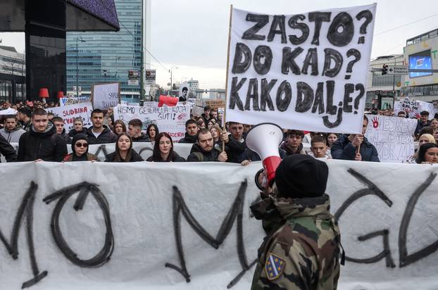 Novi prosvjed na ulicama Sarajeva nakon teške tramvajske nesreće
