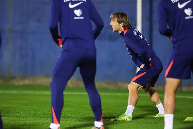 Zagreb: Trening hrvatske nogometne reprezentacije uoči utakmice Lige nacija protiv Škotske