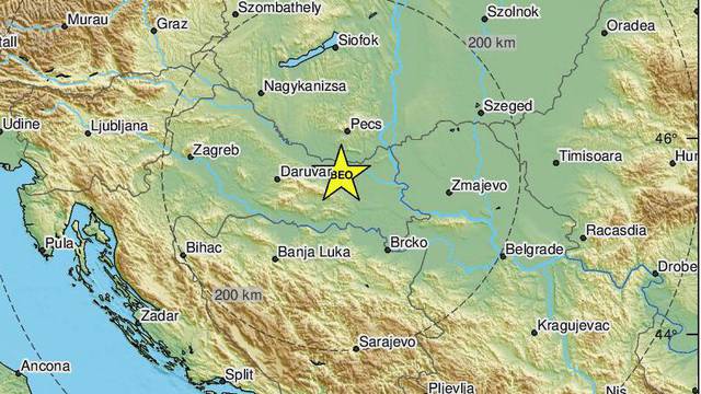 Kod Donjeg Miholjca zatresao potres: Bio je 3,2 po Richteru