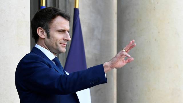 French President Macron and Georgia's President Salome Zourabichvili meet in Paris