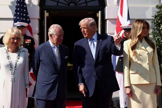 Britain's King Charles and Queen Camilla in the United States for state visit