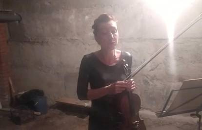 VIDEO Violinistica je u skloništu u Harkivu svirala izbjeglicama