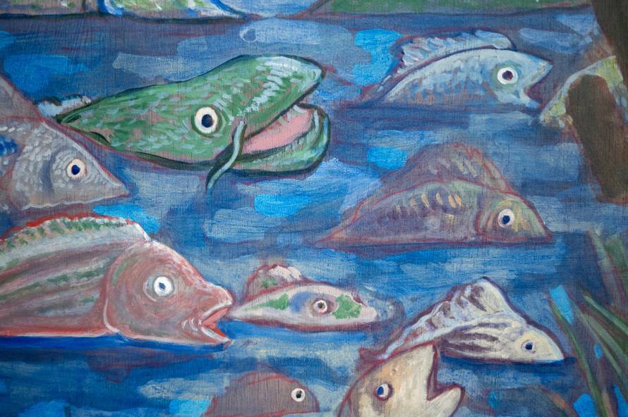 Zagreb: Otvorenje izložbe Tomislava Buntaka na kojoj predstavlja oltarni poliptih izrađen za crkvu sv. Antuna Padovanskog