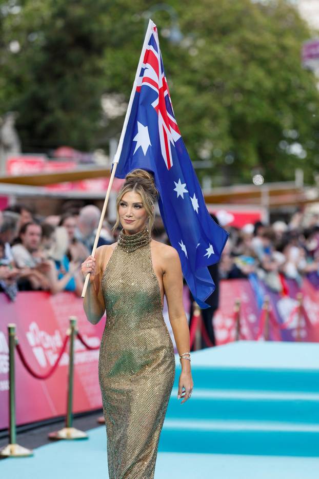 Eurovision Song Contest's 'Turquoise Carpet' event in Vienna