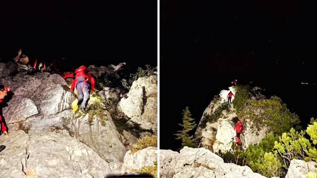 FOTO HGSS spašavao dvoje planinara na Velebitu: Krenuli 'izbrisanom stazom'  i izgubili se