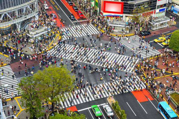 Tokyo,,Japan,View,Of,Shibuya,Crossing,,One,Of,The,Busiest