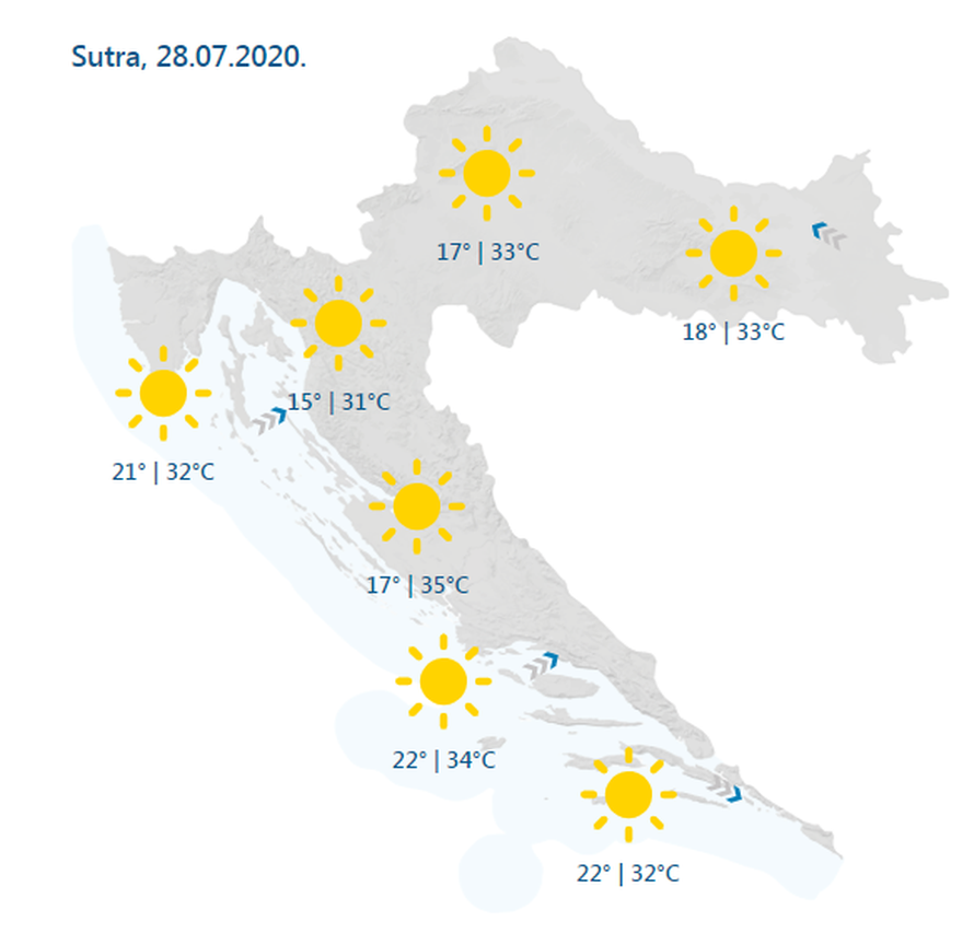 Temperature idu gore: Očekuju se toplinski udari diljem zemlje