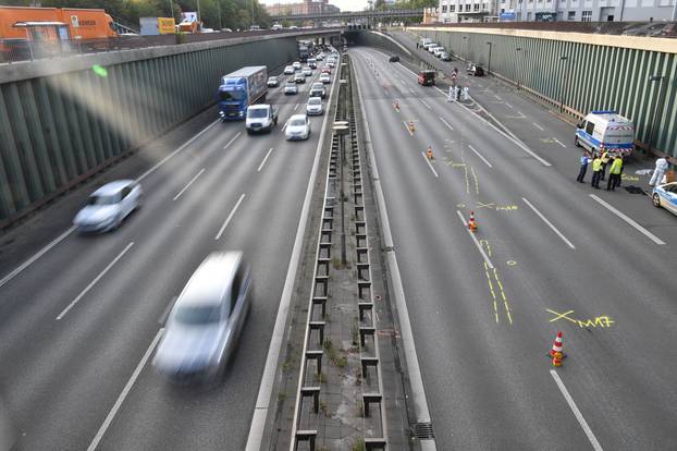 Accidents on Berlin city motorway - investigations