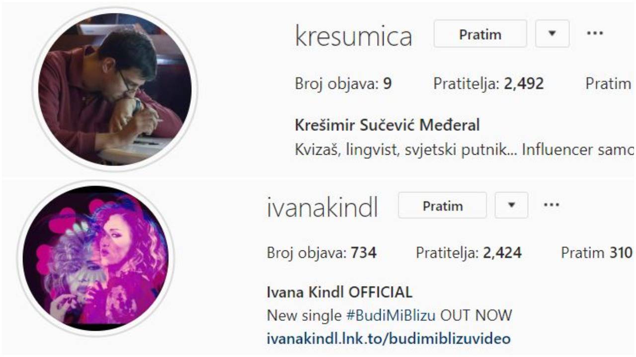 Krešo 'prešišao' Kindl: Otvorio Instagram i skupio više fanova