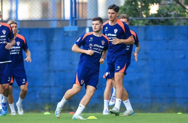 Zagreb: Trening hrvatske nogometne reprezentacije