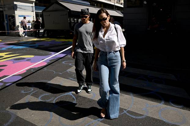 Zagreb: Tatjana Dragović i Vlaho Arbulić prošetali gradom