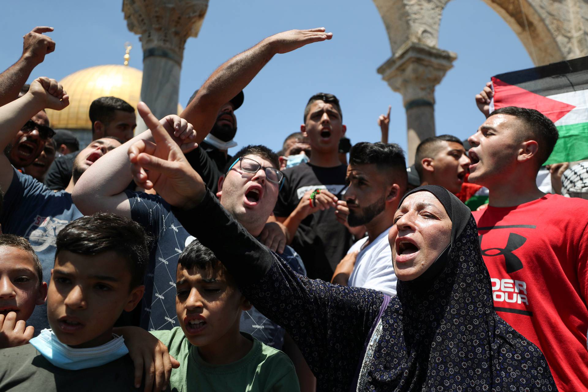 Protest over the death of Nizar Banat, in Jerusalem