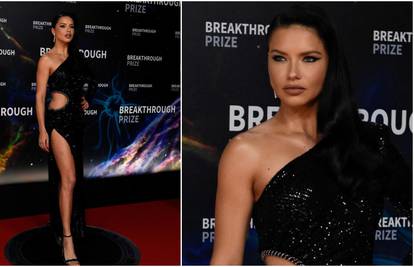 Adriana Lima se utegnula u usku haljinu i pokazala obline...