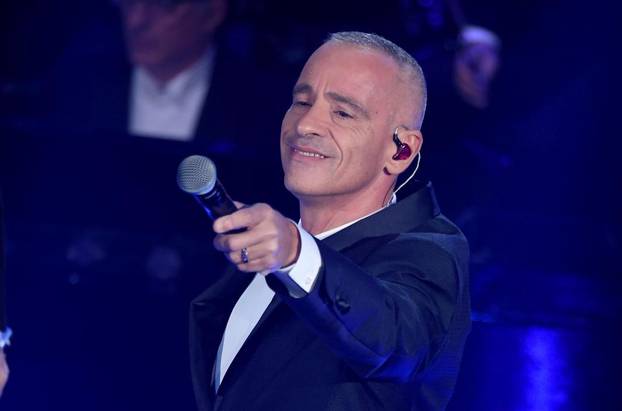 Sanremo, 69th Festival of Italian song 2019. Final evening. Eros Ramazzotti