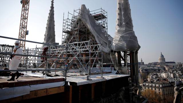 FILE PHOTO: Second anniversary of the Notre-Dame de Paris Cathedral blaze