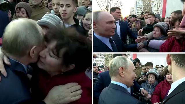 VIDEO: Putina gospođe ljubile i grlile na jugu Rusije: S velikim osmijehom pričao o rajčicama...