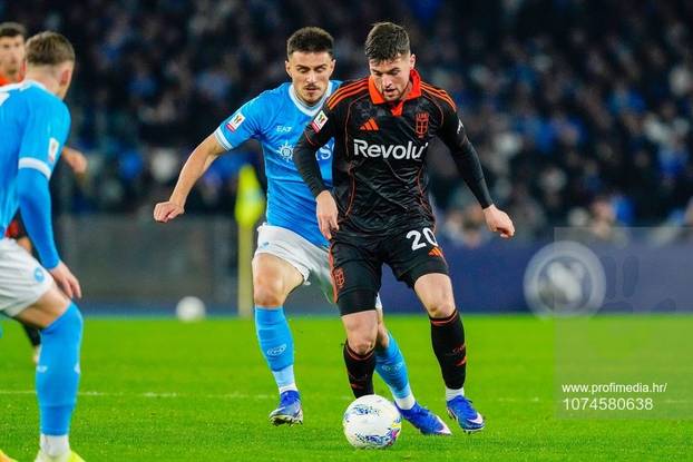 SSC Napoli v Como 1907 - Coppa Italia, Naples, Italy - 10 Feb 2026