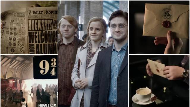 VIDEO Prvi kadrovi 'Povratka u Hogwarts': Harry Potter, Ron i Hermiona ponovno su zajedno