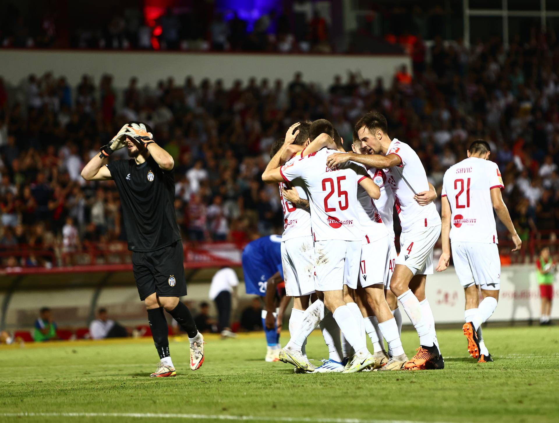 Uzvratna utakmica drugog pretkola UEFA Konferencijske lige, HSK Zrinjski - KF Tirana