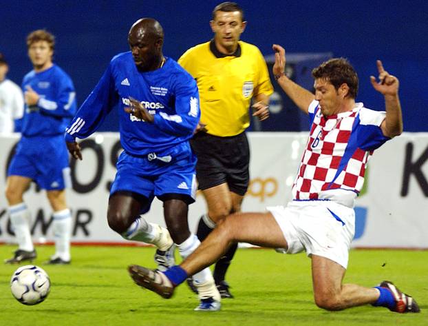 Zvonimir Boban oprostio se od nogometa revijalnom utakmicom na stadionu Maksimir, 07.10.2002.