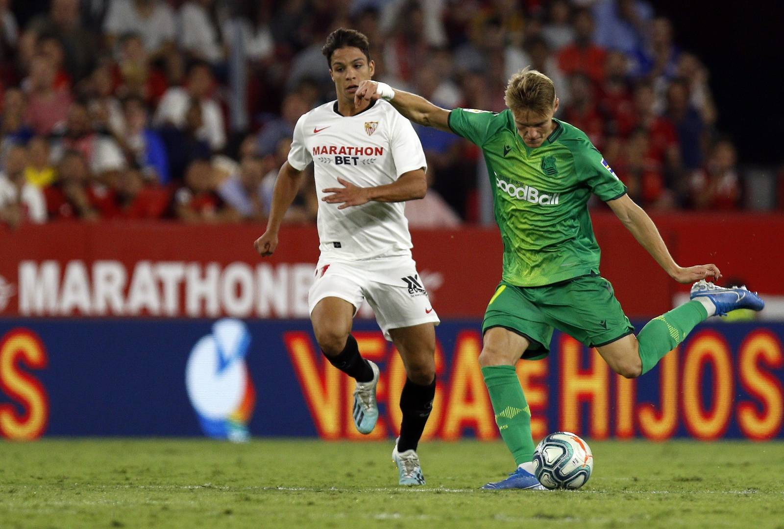 SEVILLA FC  v REAL SOCIEDAD CF.LA LIGA 2019/2020. ROUND 7.