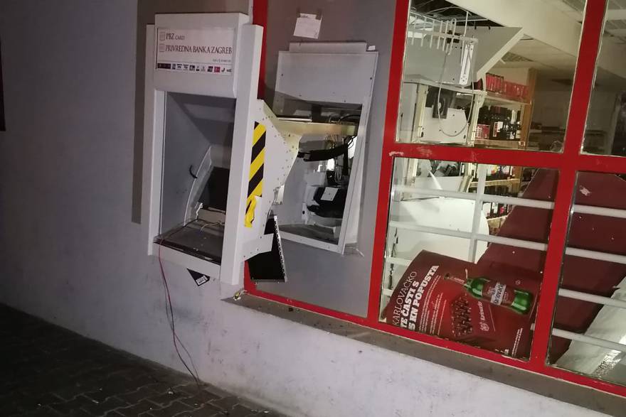 Raznijeli bankomat u Karlovcu