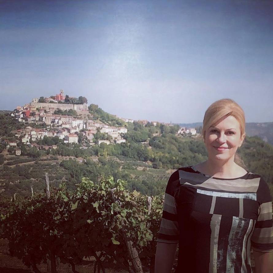 Kolinda se nakon Tokija odmara u Istri: 'Hrvatska, kao iz bajke'