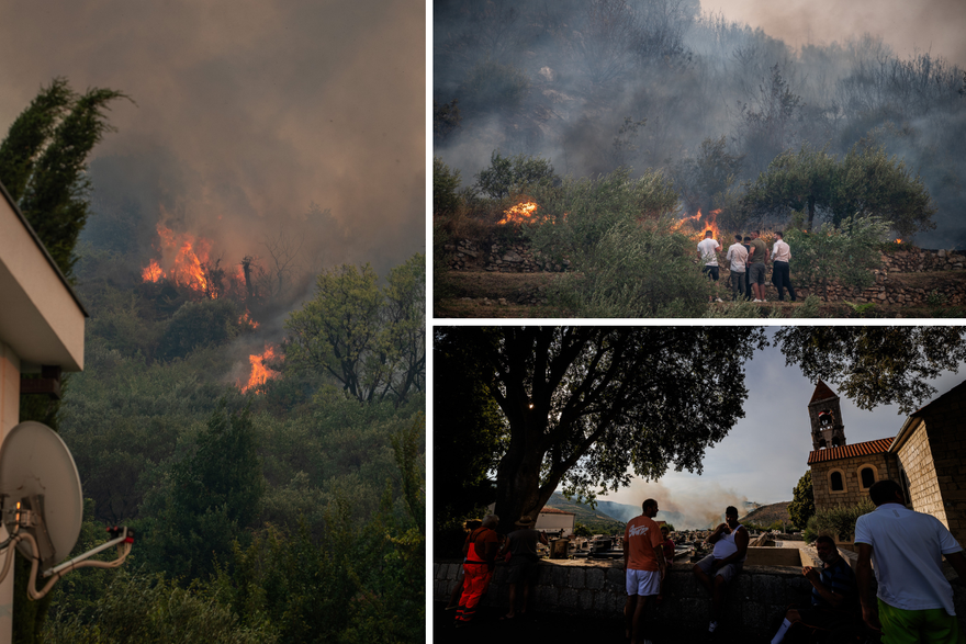 Žrnovnica: Vatra nadomak kuća