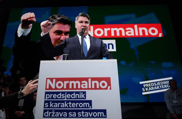 Zagreb: Zoran Milanović obratio se nakon objave prvih neslužbenih rezultata