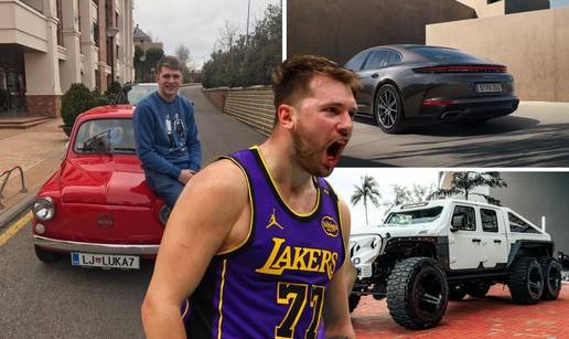 FOTO Dončićevi limeni ljubimci: Džip za apokalipsu, Porsche za svaku prigodu, ima i Zastavu!