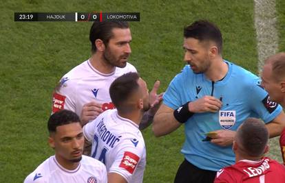 VIDEO Mikanović u 20 minuta pocrvenio i ostavio Hajduk na cjedilu. Livaja promašio penal