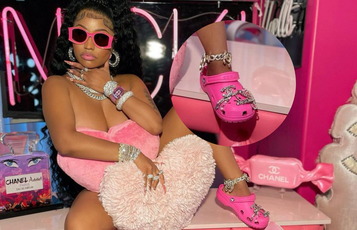 Nicki Minaj pozirala gola, a svu pažnju 'ukrale' roze kroksice