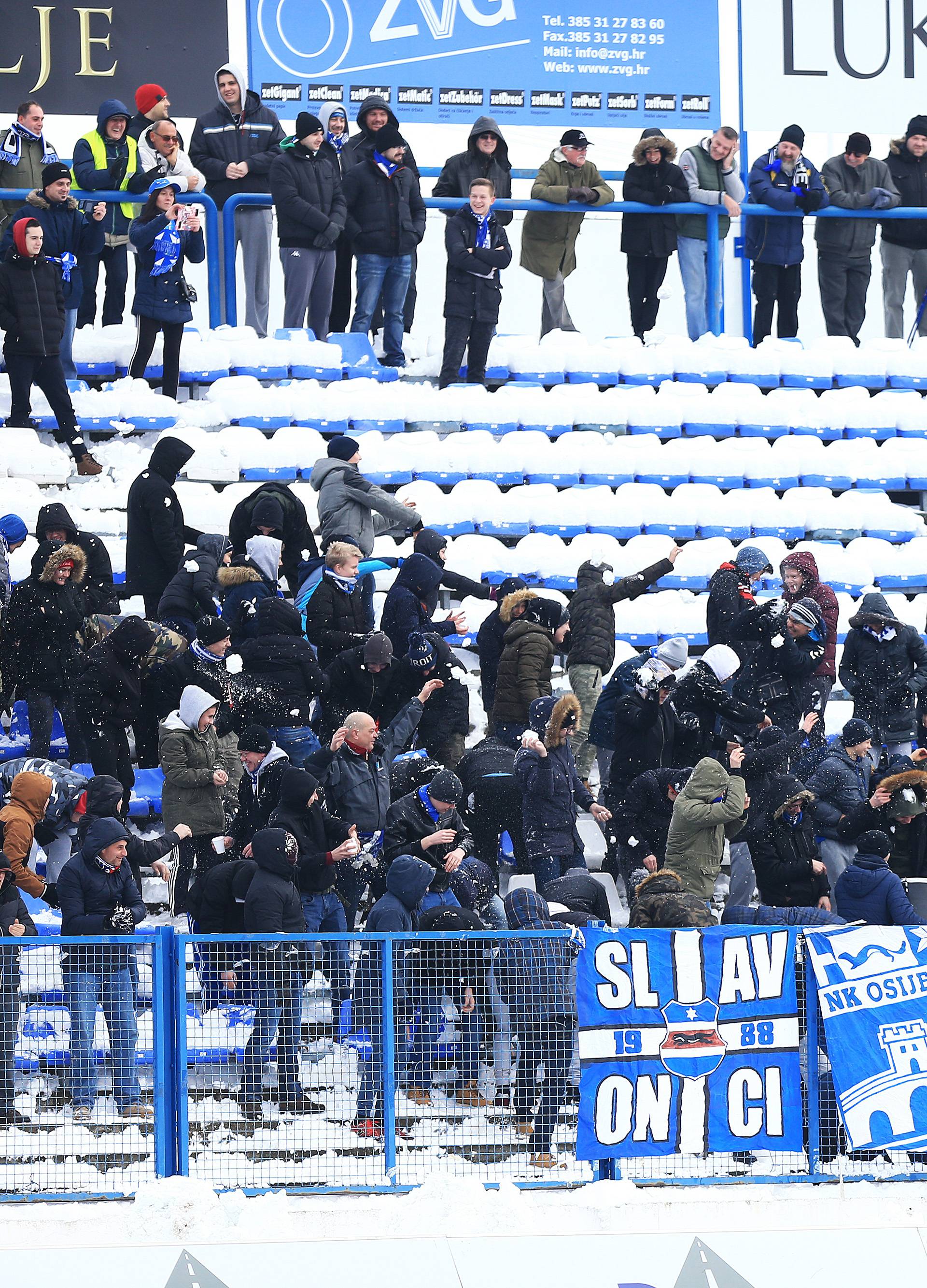 Osijek: U 18. kolu HT Prve lige sastali se Osijek i Inter iz ZapreÅ¡iÄa