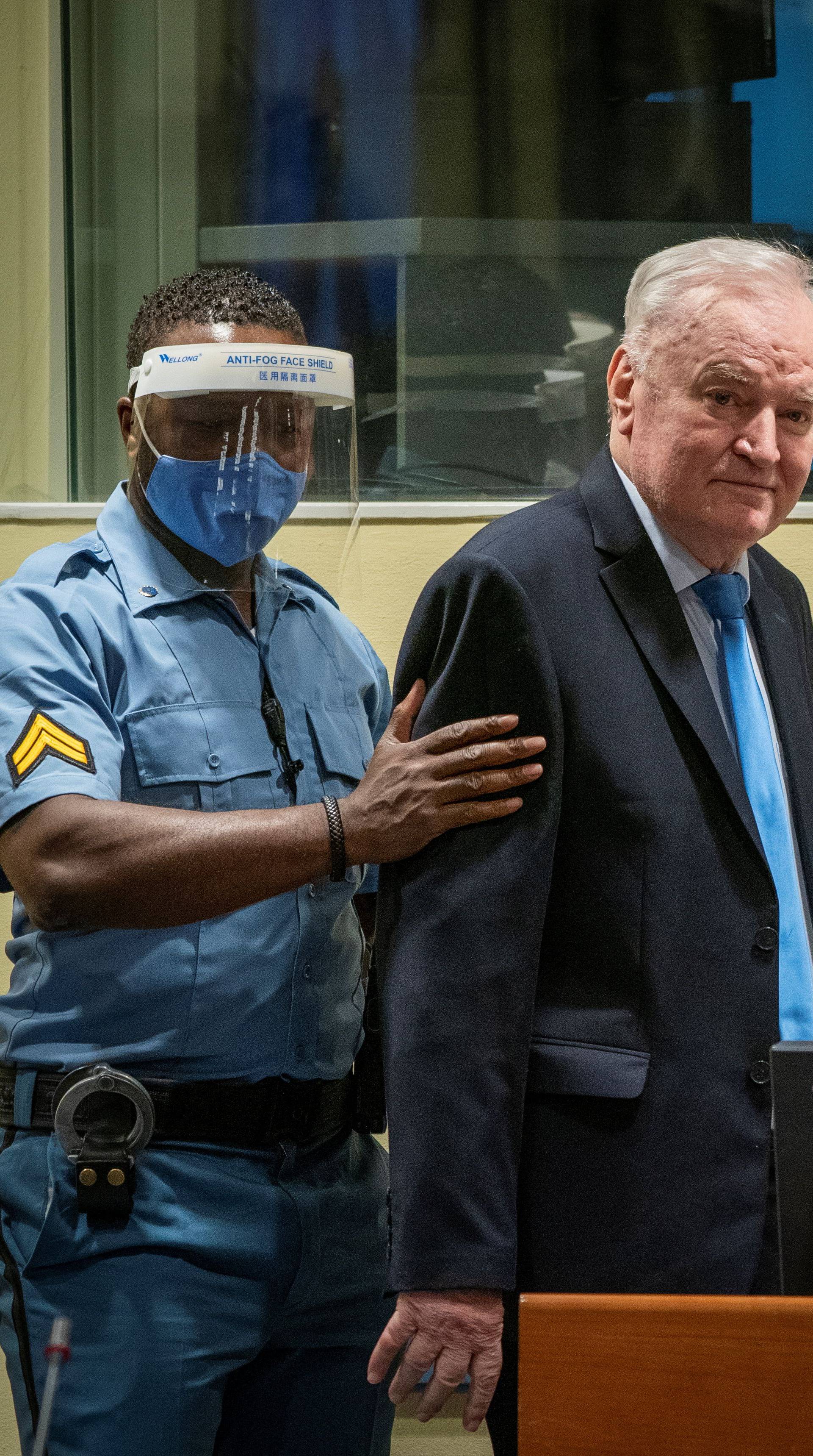 Former Bosnian Serb commander Mladic appeal judgement at UN court in The Hague