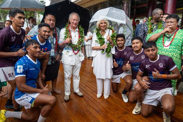 Posjet kraljevskog para Samoi