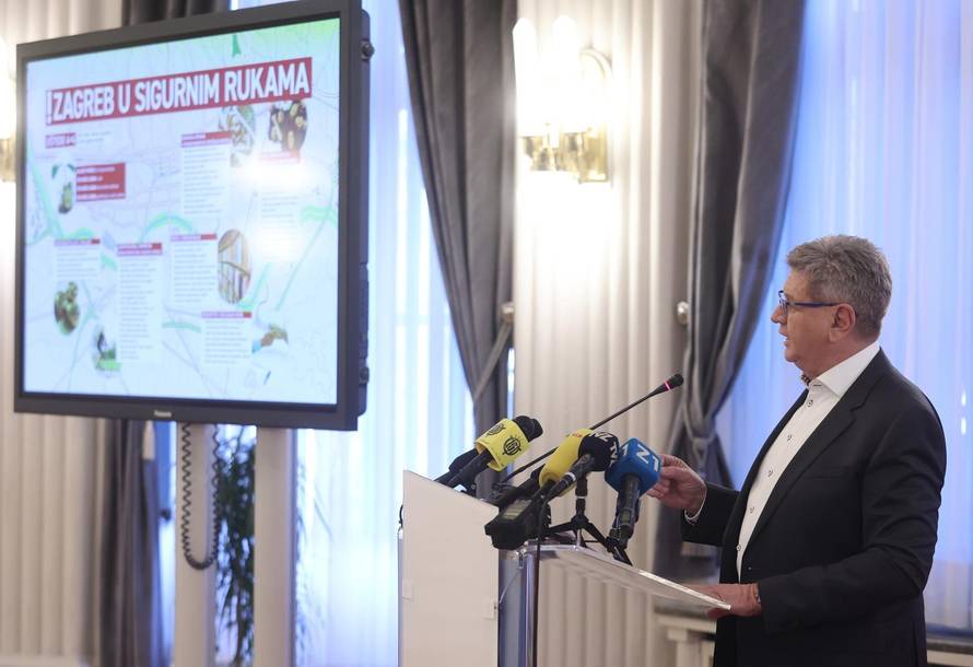 Zagreb: Kandidat za gradonačelnika Mirando Mrsić predstavio program "Zagreb u sigurnim rukama"